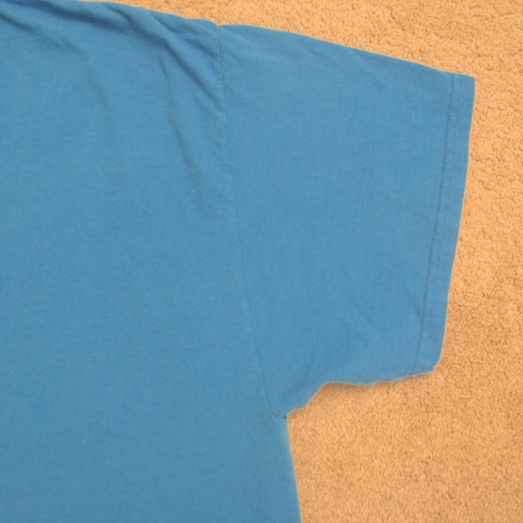 PEACE LOVE CURE Graphic Tee Womens Plus Size 2X XXL Relaxed Fit Blue Pink - Picture 3 of 4